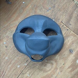 Gray modeled and printed in PLA Animal Mask